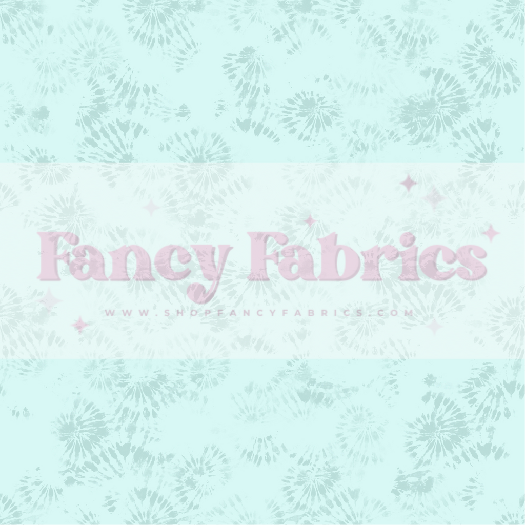 Tiny Blue Tie Dye Swirls | PREORDER | By The Yard