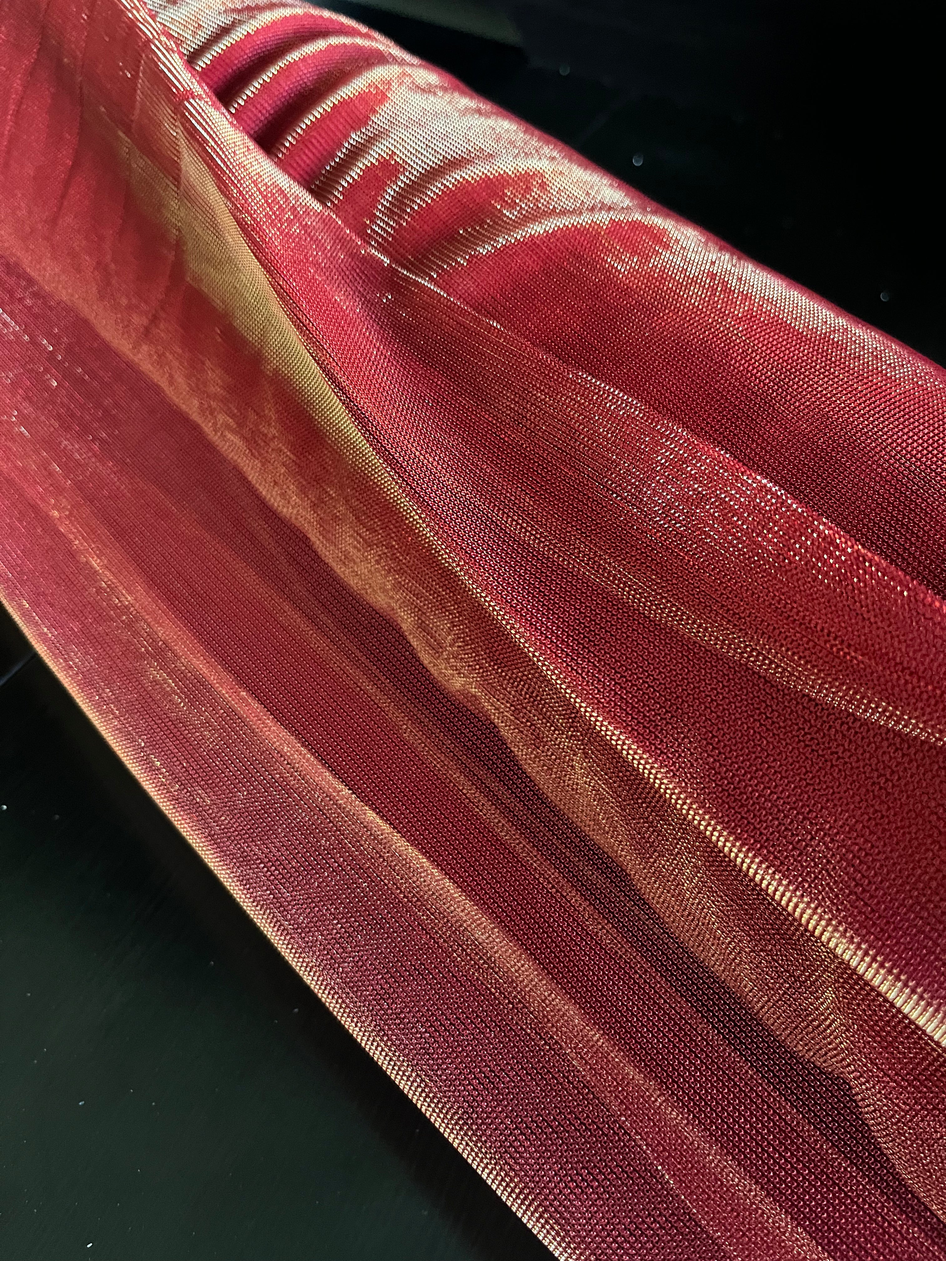 Red + Gold | Color Changing Mesh | Ready To Ship