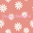 Lauren Liza Designs | White Floral Coral | PREORDER | By The Yard