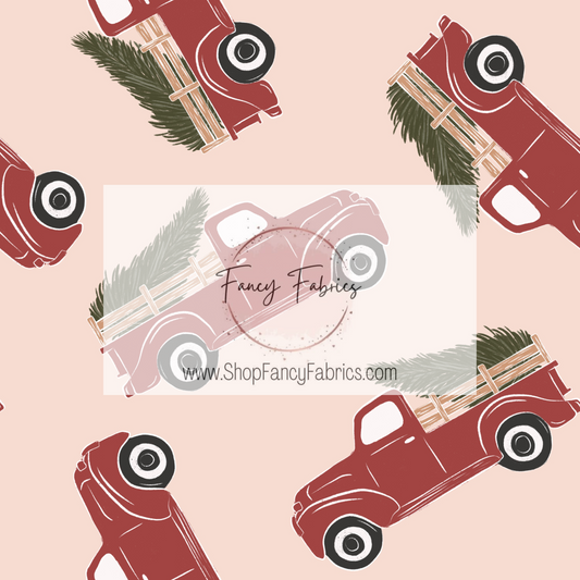 Christmas Trucks | PREORDER | By The Yard