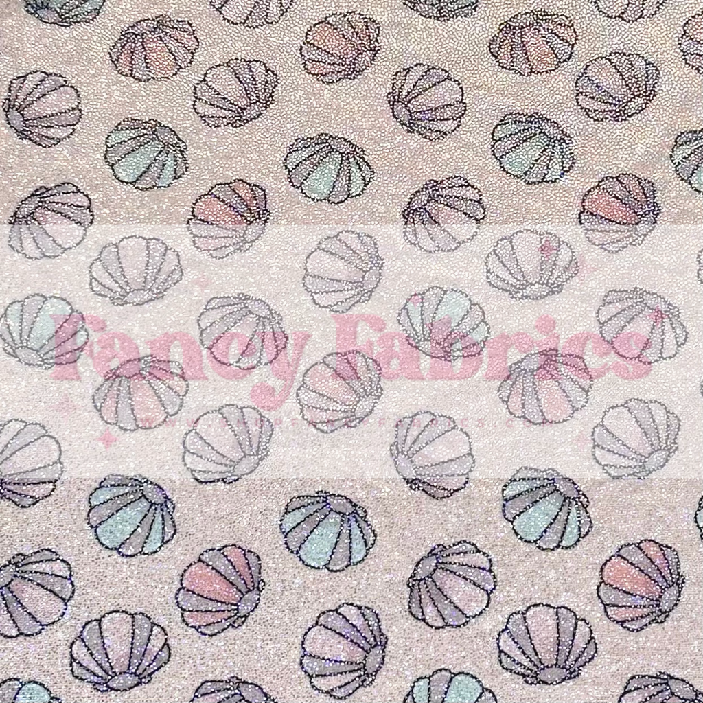 Colorful Seashells | Printed Holographic | Ready To Ship