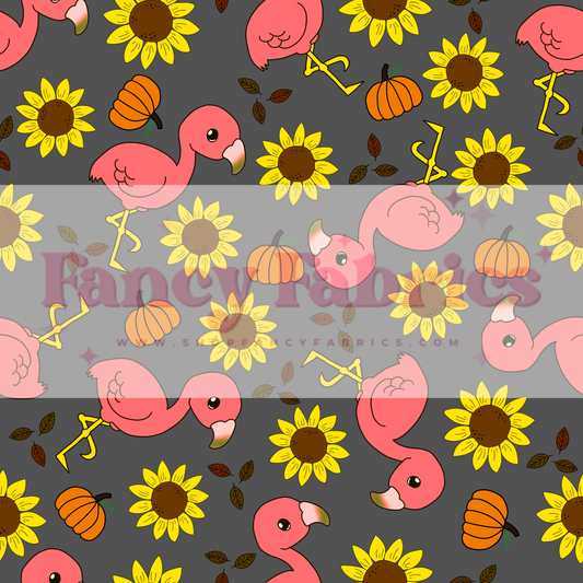 Flamingo Floral | PREORDER | By The Yard