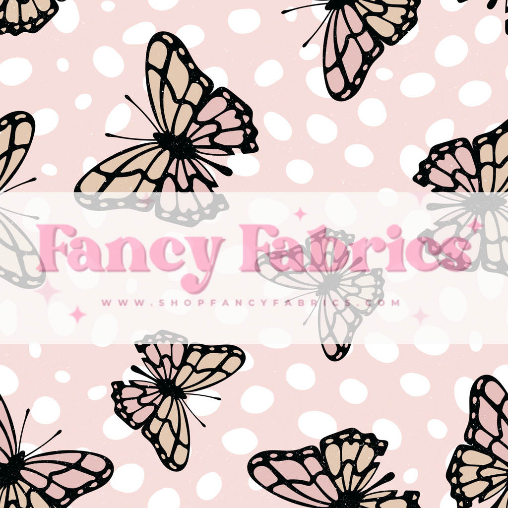 Dalmatian Monarchs (Pink) | PREORDER | By The Yard