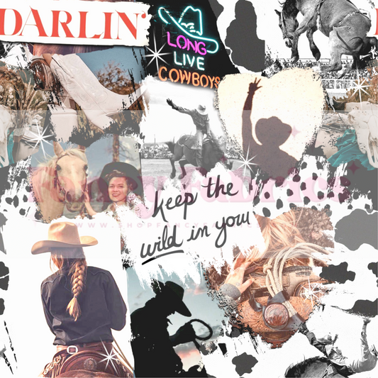 Wild Girl Collage | PREORDER | By The Yard