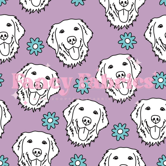 Lauren Liza Designs | Golden Purple | PREORDER | By The Yard