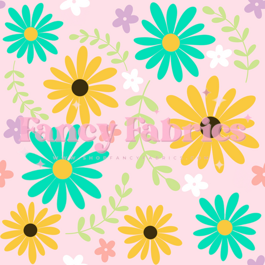 Creative Graphics | Spring Time Floral (Pink) | PREORDER | By The Yard