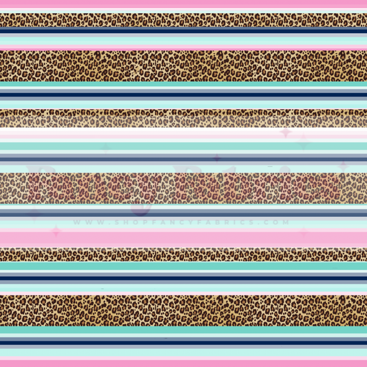 Creative Graphics | Leopard Stripes | PREORDER | By The Yard