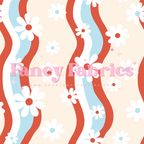 4th Waves + Flowers | PREORDER | By The Yard