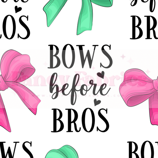 Creative Graphics | Bows Before Bros | PREORDER | By The Yard