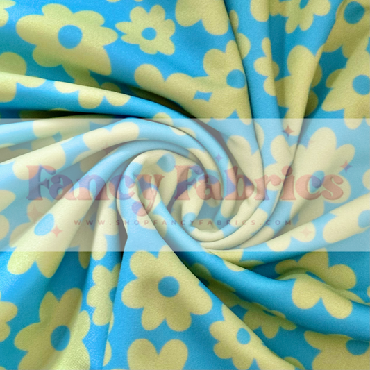 Blue + Green Floral | Swim | Ready To Ship