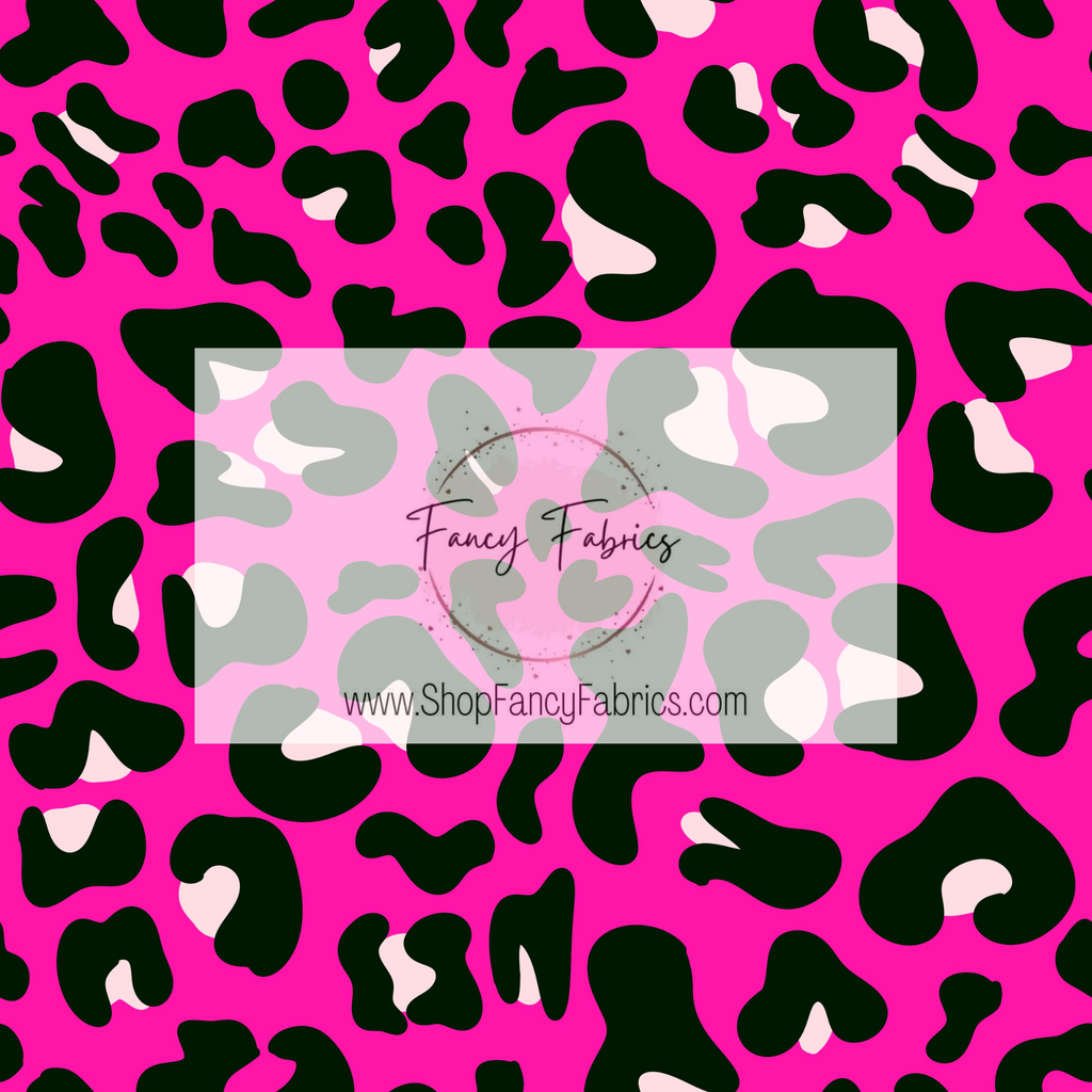 Hot Pink Leopard | PREORDER | By The Yard