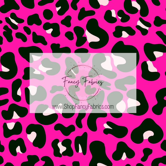 Hot Pink Leopard | PREORDER | By The Yard