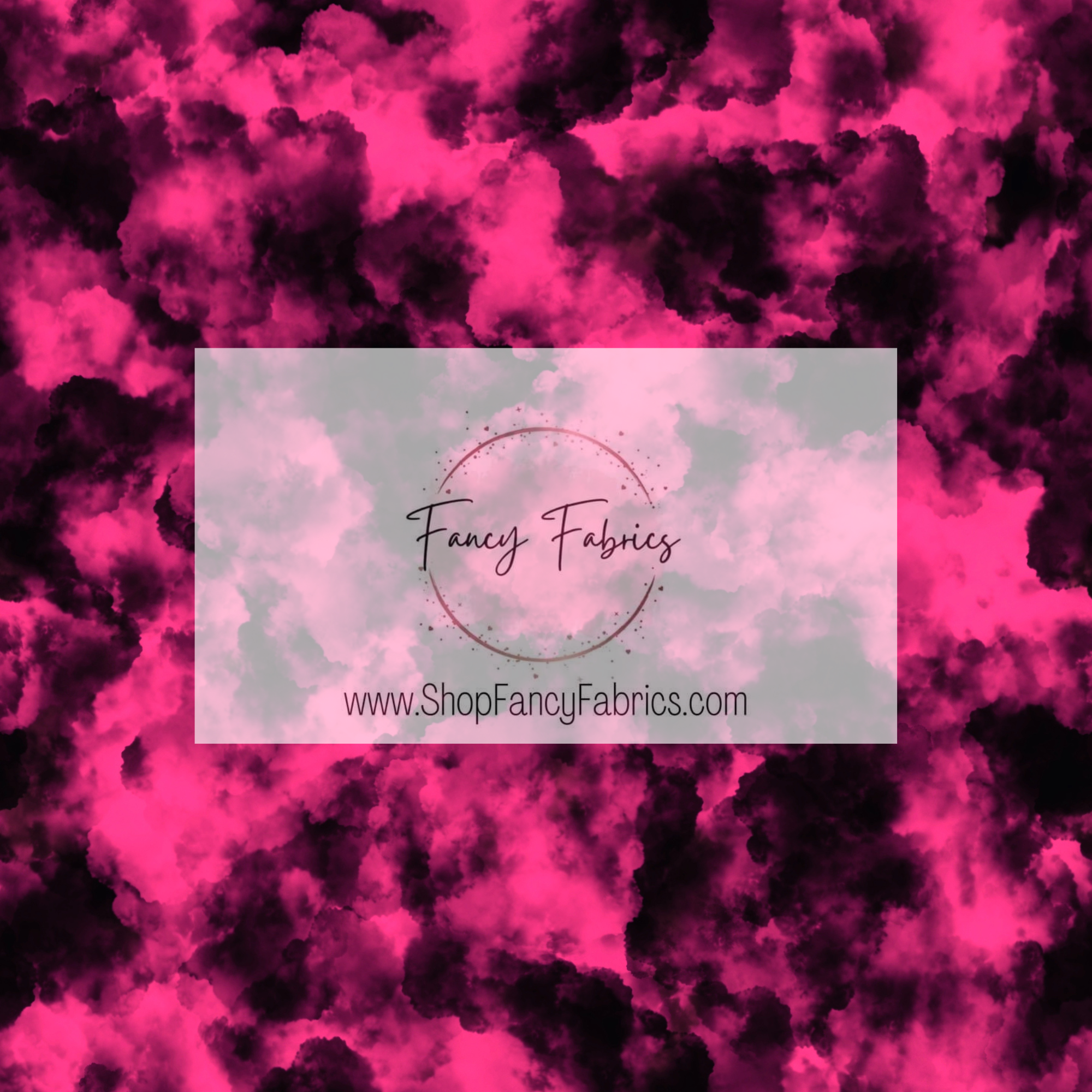 Pink + Black Tie Dye | PREORDER | By The Yard