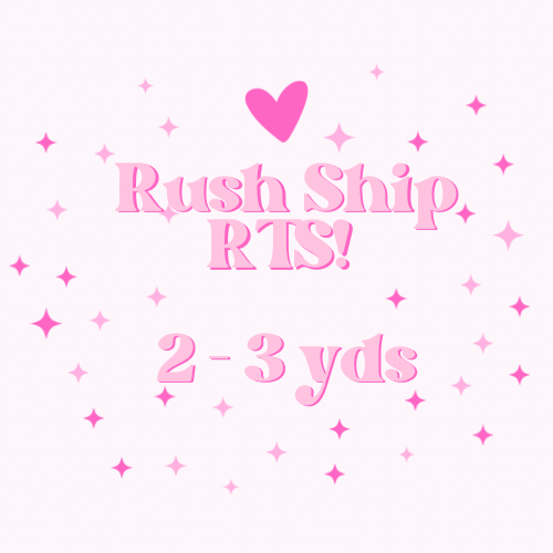 RTS Rush Ship 🤍 2-3 Yds
