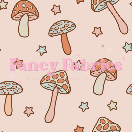 Lauren Liza Designs | Mushrooms and Stars 4 | PREORDER | By The Yard