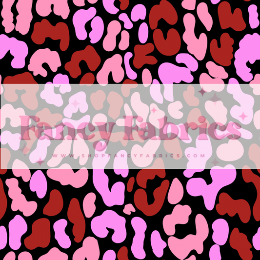 Bright V-Day Leopard | PREORDER | By The Yard