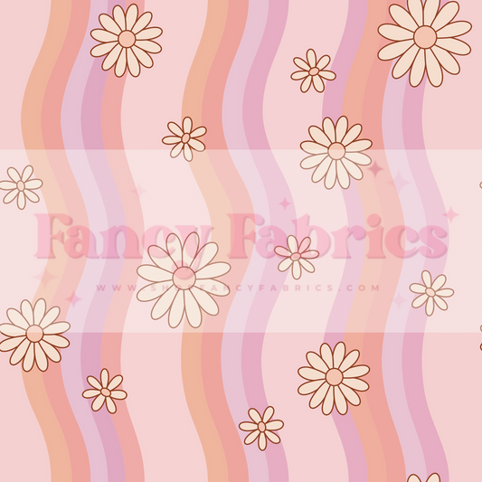 Lauren Liza Designs | Wavy Daisy 1 | PREORDER | By The Yard