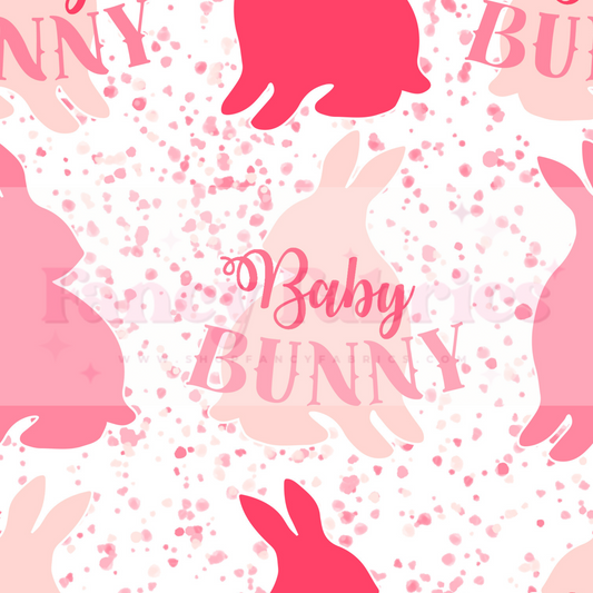 Creative Graphics | Pink Baby Bunny | PREORDER | By The Yard