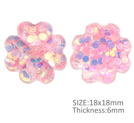 Pink | 3D Clover Resin