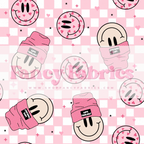 Love Yourself Smileys (Checkers) | PREORDER | By The Yard